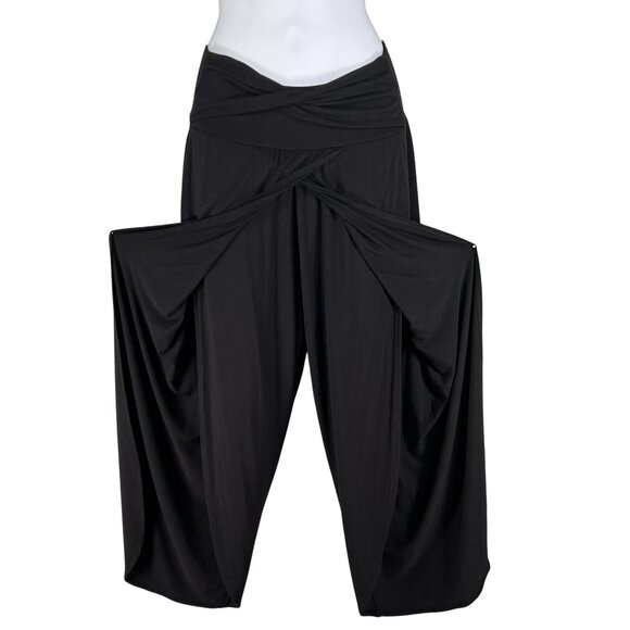 Athleta Womens XXS Black Tulip Release Pants Soft Modal Athleisure Yoga Workout - Picture 5 of 16